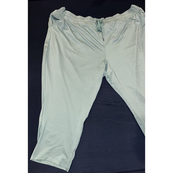 Tek Gear On-the-Go Gear Sage Green Performance Pants Plus Size 4X Drawstring - Picture 8 of 10
